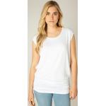 Weiße Klassische Shirttuniken aus Jersey für Damen Größe XL 