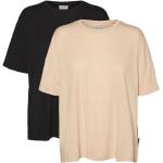 Basic T-Shirt 2-er Pack Oversized Oberteil NMMATHILDE | XS