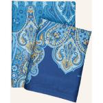 Reduzierte Hellblaue Paisley Bassetti Bettwäsche & Bettbezüge aus Mako Satin trocknergeeignet 135x200 cm 