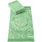 Hellgrüne Bassetti Duschtücher aus Baumwolle 70x140 