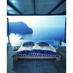 Reduzierte Blaue Bassetti Bettwäsche Sets & Bettwäsche-Garnituren aus Satin trocknergeeignet 135x200 cm 