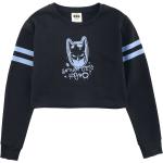Schwarze Batman Batman Gotham City Rundhals-Auschnitt Kindersweatshirts aus Elastan Größe 164 