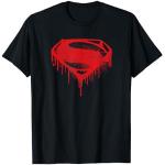 Batman v Superman Splattered Logo T Shirt T-Shirt