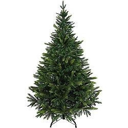 BB Sport Luxus Christbaum 240 cm Mittelgrün/Douglasie künstlicher Weihnachtsbaum PE/PVC Spritzguss Mix Tannenbaum Standfuß