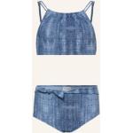 Reduzierte Hellblaue Beachlife Bikini Sets aus Elastan für Damen 
