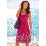 Pinke Beachtime Strandkleider aus Jersey für Damen Größe XL 
