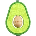 BPA-freie Nûby Beißringe Avocado aus Holz für 6 bis 12 Monate 