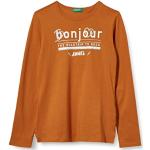 Goldene United Colors of Benetton Rundhals-Auschnitt Kinder-T-Shirts aus Jersey für Mädchen 
