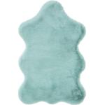 Blaue benuta Hochflorteppiche & Shaggy Teppiche aus Kunstfell 