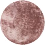 Reduzierte Rosa benuta Hochflorteppiche & Shaggy Teppiche 80 cm aus Kunstfaser 