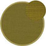 Reduzierte Grüne benuta Runde Teppiche 150 cm aus Sisal 