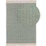 Reduzierte Mintgrüne benuta Teppiche & Läufer aus Wolle 
