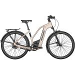 Reduzierte Goldene Bergamont Horizon Trekking E-Bikes für Damen mit Nabenschaltung mit Scheibenbremse 