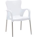 Weiße Best Möbel Gartenstühle wetterfest 