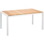 Weiße Moderne Best Möbel Gartentische aus Holz rostfrei 