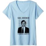 Better Call Saul Fahndungsfoto des Strafverteidigers T-Shirt mit V-Ausschnitt