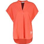 Reduzierte Rote Kurzärmelige Better Rich V-Ausschnitt V-Shirts Europa aus Baumwolle für Damen Größe XXL 
