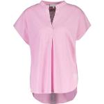 Reduzierte Rosa Kurzärmelige Better Rich V-Ausschnitt V-Shirts Europa aus Baumwolle für Damen Größe XL 