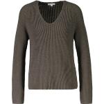 Reduzierte Braune Better Rich V-Ausschnitt V-Pullover Europa aus Baumwolle für Damen Größe XXL 