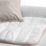 Reduzierte Cremefarbene Bettlaken aus Baumwolle 