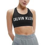 Schwarze Calvin Klein Sport BHs für medium Halt für Damen Größe XS 