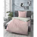 Pinke Moderne Biberna Bettwäsche & Bettbezüge aus Flanell 135x200 cm 