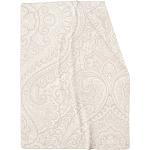 Hellgraue Paisley Romantische Biederlack Kuscheldecken & Wohndecken aus Baumwolle 150x200 cm 