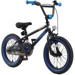 Schwarze BMX Fahrräder für Kinder 16 Zoll mit Rücktrittbremse 