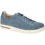 Hellblaue Birkenstock Bend Flache Sneaker Schnürung mit herausnehmbarem Fußbett für Herren 