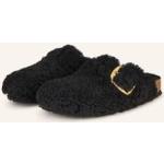 Reduzierte Schwarze Birkenstock Boston Damenpantoletten aus Gummi Größe 40 