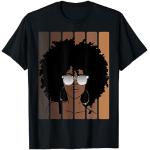 Schwarze Ethno T-Shirts Afrika für Damen 