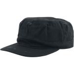 Schwarze Vintage EMP Army Caps aus Baumwolle für Herren Einheitsgröße 