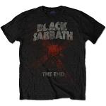 Black Sabbath Herren Men's Tee: The End Mushroom Cloud T-Shirt, Schwarz, M