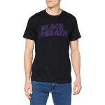 Black Sabbath Herren T-Shirt Wavy Logo Vintage, Black, L