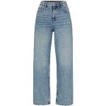 Hellblaue HUGO BOSS HUGO Relaxed Fit Jeans aus Elastan für Damen Größe XS Weite 25, Länge 32 