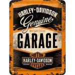 Blechschild Harley Davidson "Garage" Maße: 15x20cm