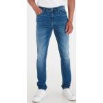 Blaue Blend Skinny Jeans aus Baumwollmischung für Herren 