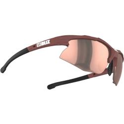 Bliz Hybrid SF Sportbrille (Größe One Size, rot)