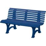 Blaue BLOME 3-Sitzer Bänke aus Kunststoff für 3 Personen 