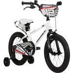 Weiße 50 kg Bergsteiger BMX Fahrräder aus Stahl für Kinder 12 Zoll mit Rücktrittbremse 