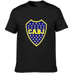 Boca Juniors 5 Black Men's T-Shirt Unisex Tee 3XL