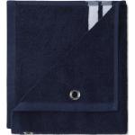 Marineblaue Bogner Handtücher aus Baumwolle 