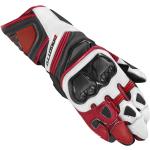 Bogotto Veloce Motorradhandschuhe, schwarz-weiss-rot, Größe S