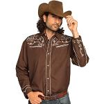 Braune Boland Cowboy Kostüme & Cowgirl Kostüme aus Polyester für Herren Größe L 