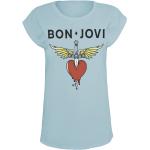 Bon Jovi Heart & Dagger T-Shirt blau