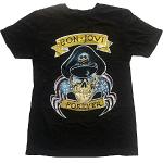 Bon Jovi T Shirt Forever Band Logo Nue offiziell Schwarz Unisex L