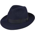 Blaue Borsalino Fedora Hüte aus Viskose für Herren 