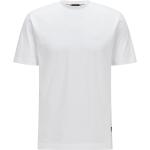 Reduzierte Weiße Casual Kurzärmelige HUGO BOSS BOSS Black T-Shirts aus Jersey für Herren Größe S 