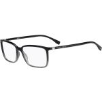 Schwarze HUGO BOSS BOSS Quadratische Herrenbrillen aus Kunststoff 