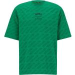 Reduzierte Braune Business Kurzärmelige HUGO BOSS Boss Green T-Shirts aus Polyester für Herren Größe L 